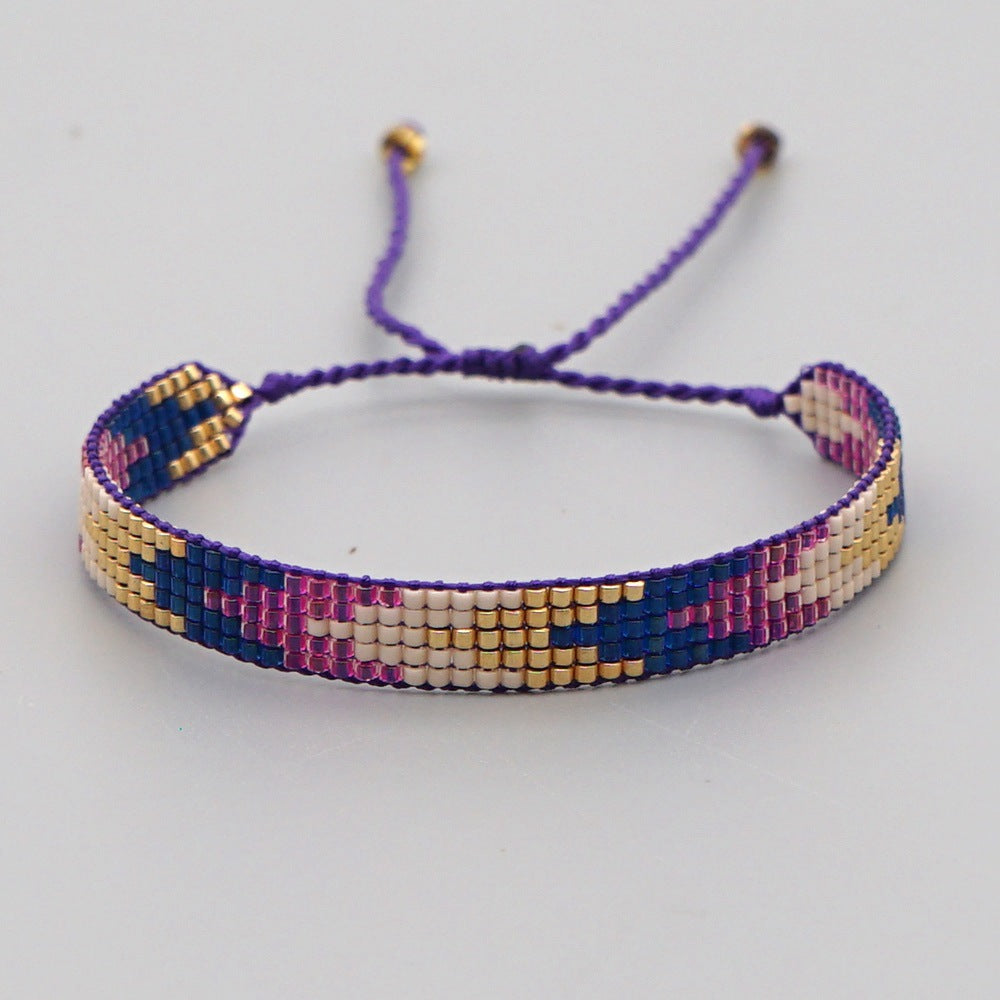 Wholesale Bohemian Ethnic Glass Bracelet